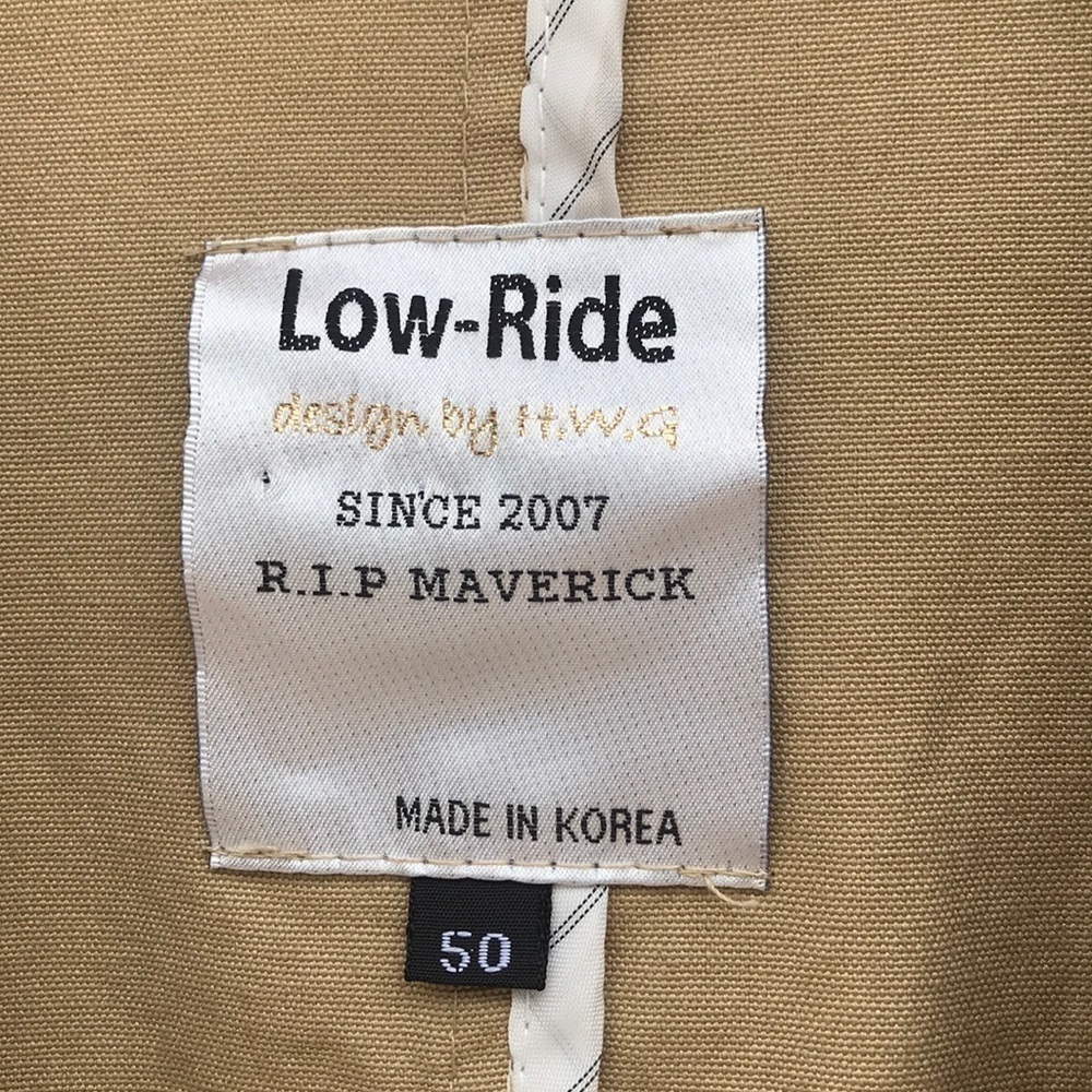 Low Ride HWG Khaki Blazer Sport Coat Mens Size 50 Made In Korea - Picture 5 of 11